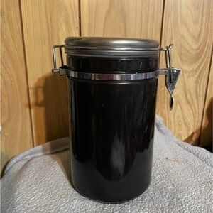 Black  Kitchen Canister/Jar
